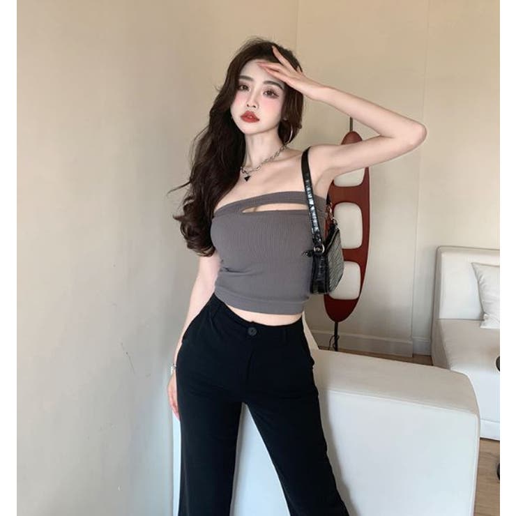 d.i.a ギャル服 ネイビーベアトップ d.i.a ギャル服 ネイビーベアトップ - メルカリ