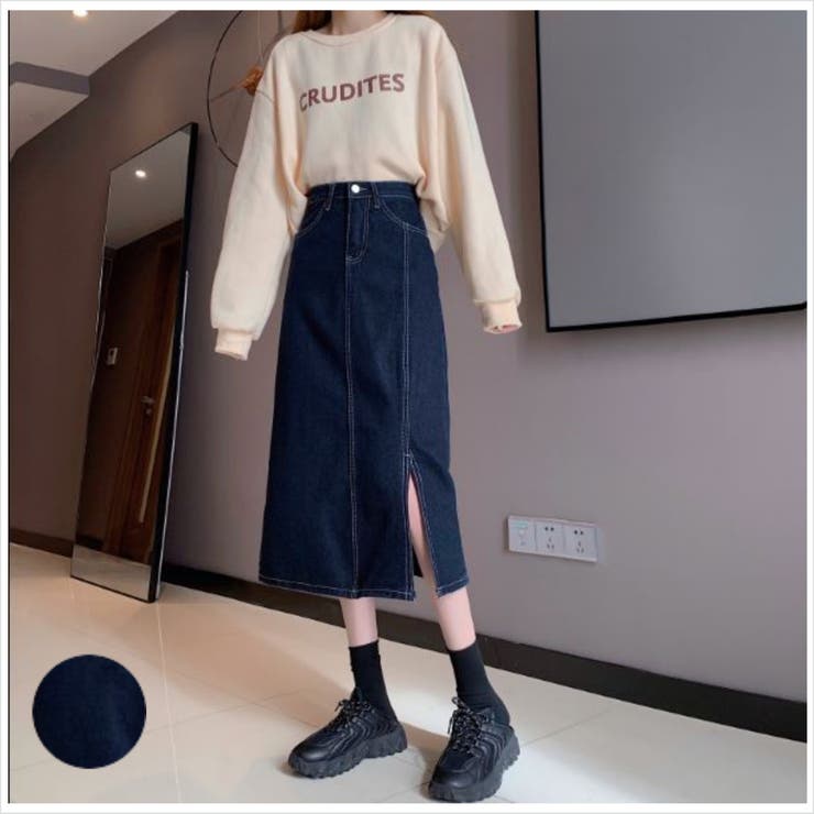 デニムスカート スニーカコーデ 元気カジュアル 品番 Lpsw Letee レティー のレディースファッション 通販 Shoplist ショップリスト