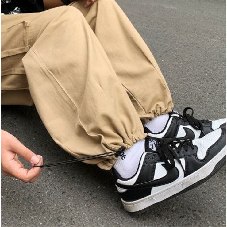 ダボダボカーゴパンツ ゆったり ウエストゴム | LETee | 詳細画像19 