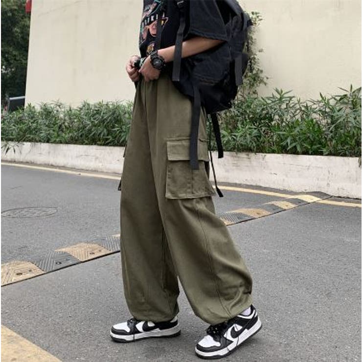 ダボダボカーゴパンツ ゆったり ウエストゴム | LETee | 詳細画像5 