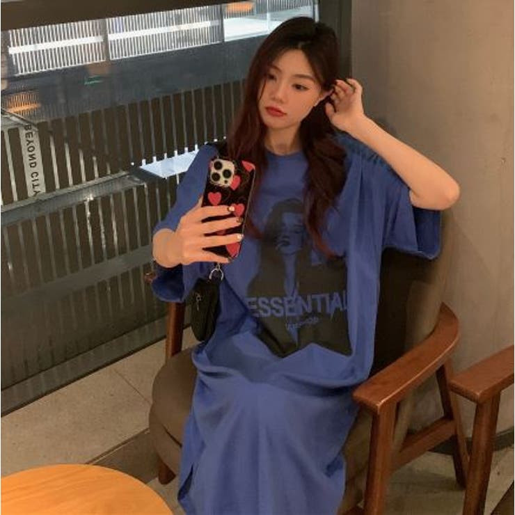 フォトプリントフォト プリント Tシャツワンピース ANAP ワンピース フォトプリント Tシャツ : ZOZOTOWN Yahoo!店