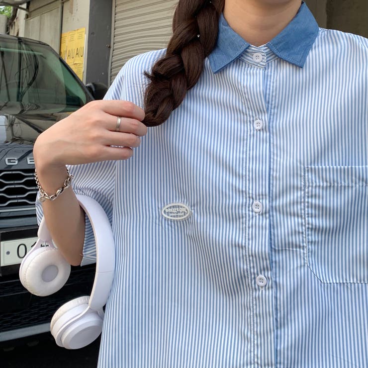 新品⭐️L'Appartement 【XIRENA】STRIPE シャツ
