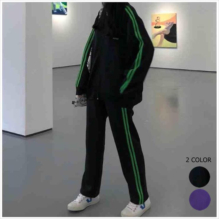 NERDY ]☆韓国人気☆LAYERED HOODIE TRACK SET (NERDY