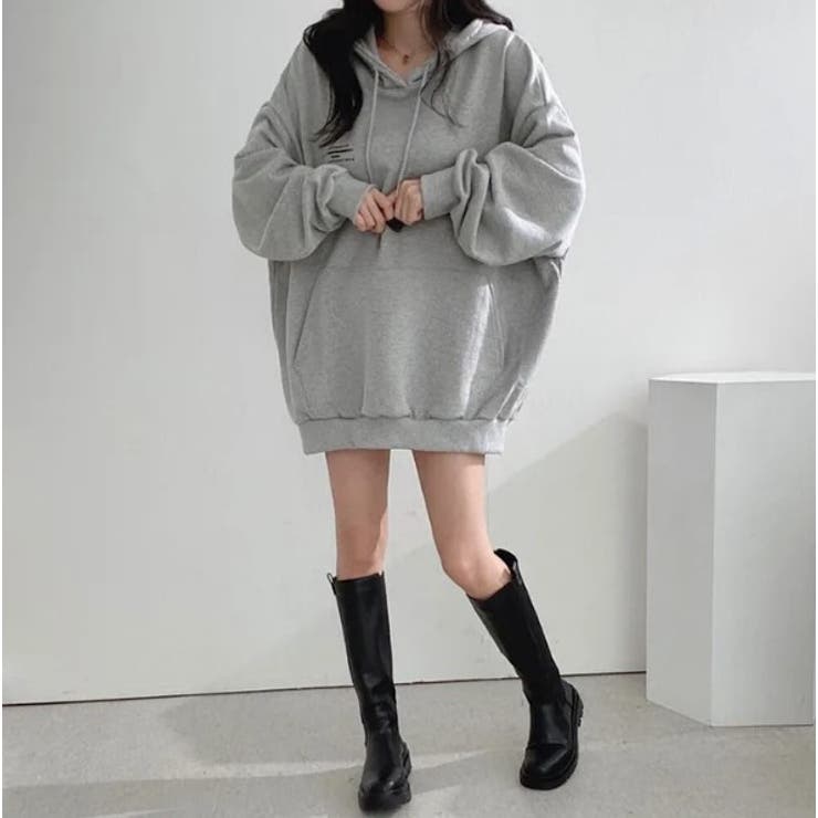 薄地バックプリントロゴパーカー | LETee | 詳細画像3 