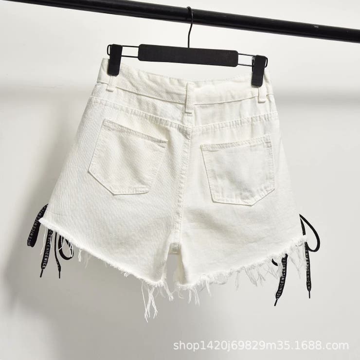 サイドレースアップショートパンツ[品番：LPSW0009594]｜LETee