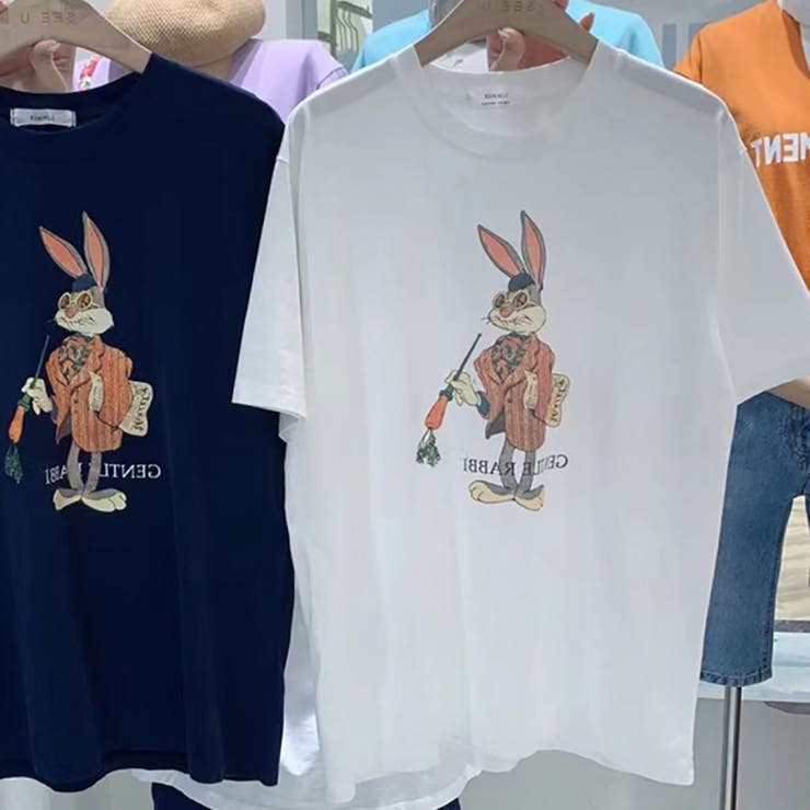 WHITE | バニープリントティーシャツ | LETee