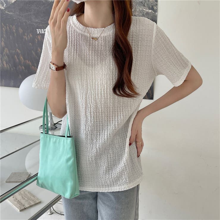 フクレ織トップス | LETee | 詳細画像1