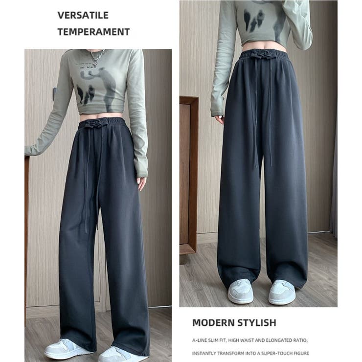 ウエストレースアップパンツ | LETee | 詳細画像8