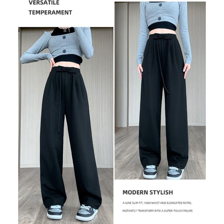 ウエストレースアップパンツ | LETee | 詳細画像10