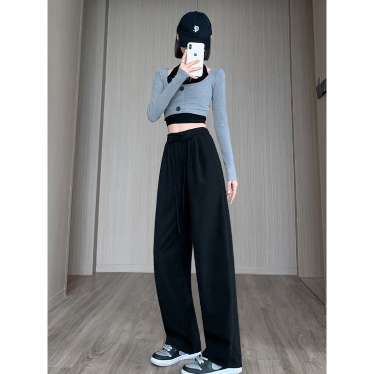 ウエストレースアップパンツ | LETee | 詳細画像11