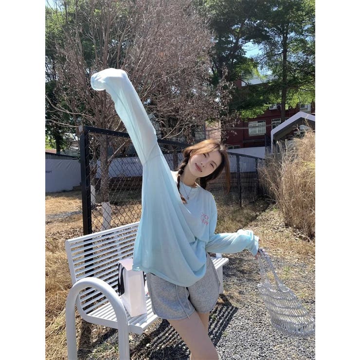 シアータイプ バックロゴプリントトップス/メッセージロゴ | LETee | 詳細画像15 