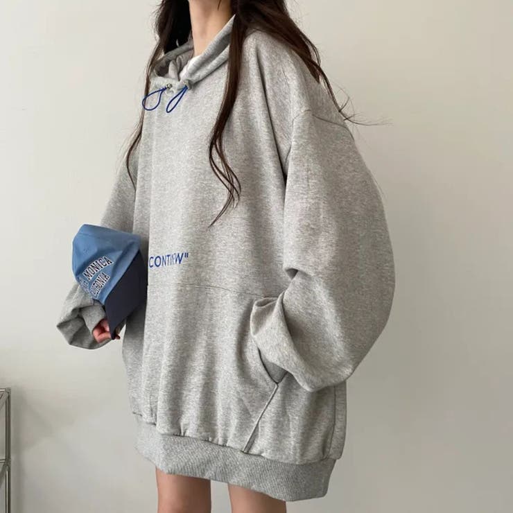 CONTINEWプリントプルパーカー/チビロゴ/薄手 | LETee | 詳細画像6 