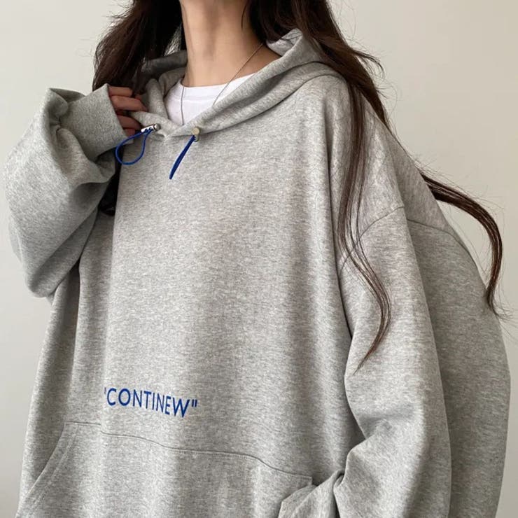 CONTINEWプリントプルパーカー/チビロゴ/薄手 | LETee | 詳細画像7 