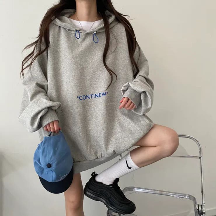 CONTINEWプリントプルパーカー/チビロゴ/薄手 | LETee | 詳細画像8 