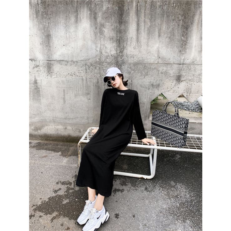 バックプリント ティーシャツワンピース | LETee | 詳細画像8 