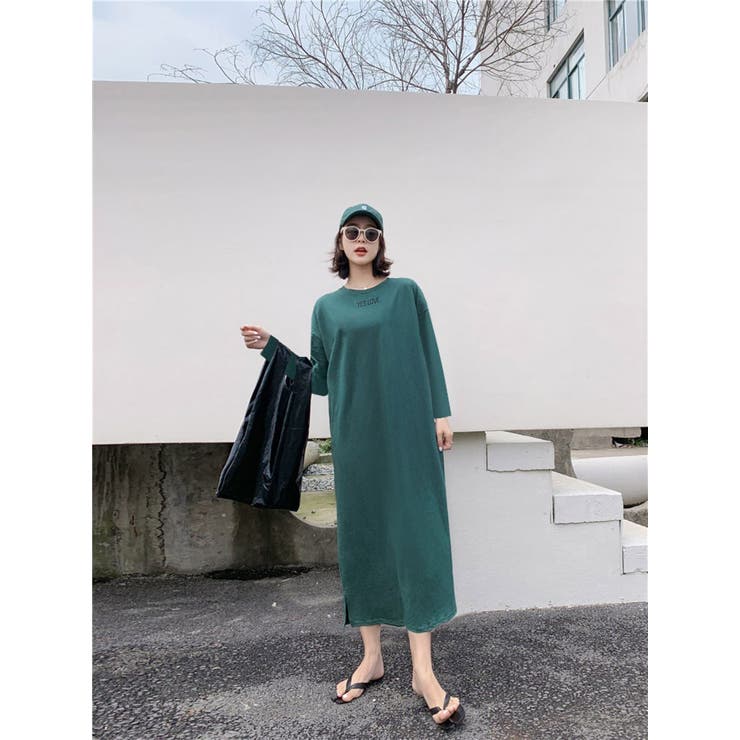 バックプリント ティーシャツワンピース | LETee | 詳細画像3 