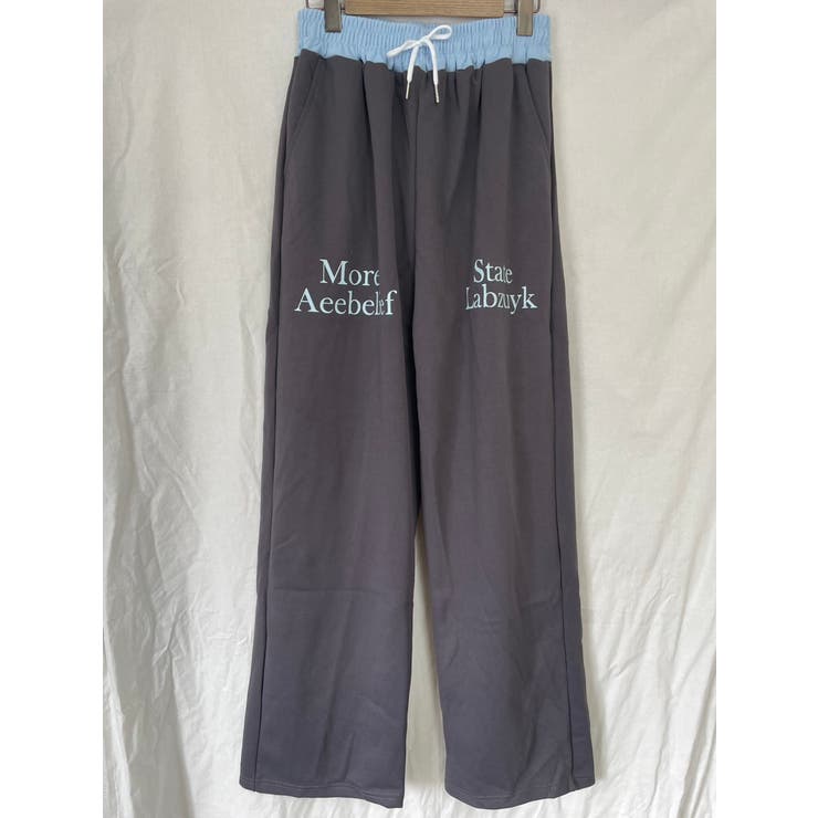 C.GREY | ロゴプリント スェットパンツ | LETee