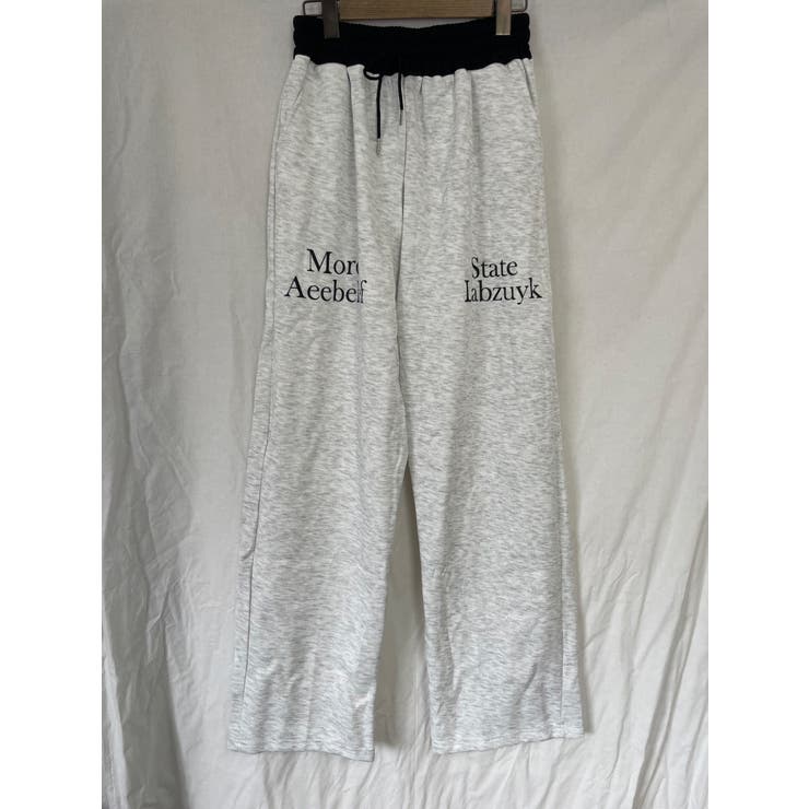 L.GREY | ロゴプリント スェットパンツ | LETee