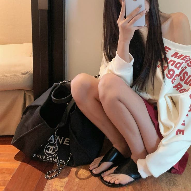 ワンサイドプリントトップス/カットソー/長袖 | LETee | 詳細画像5 