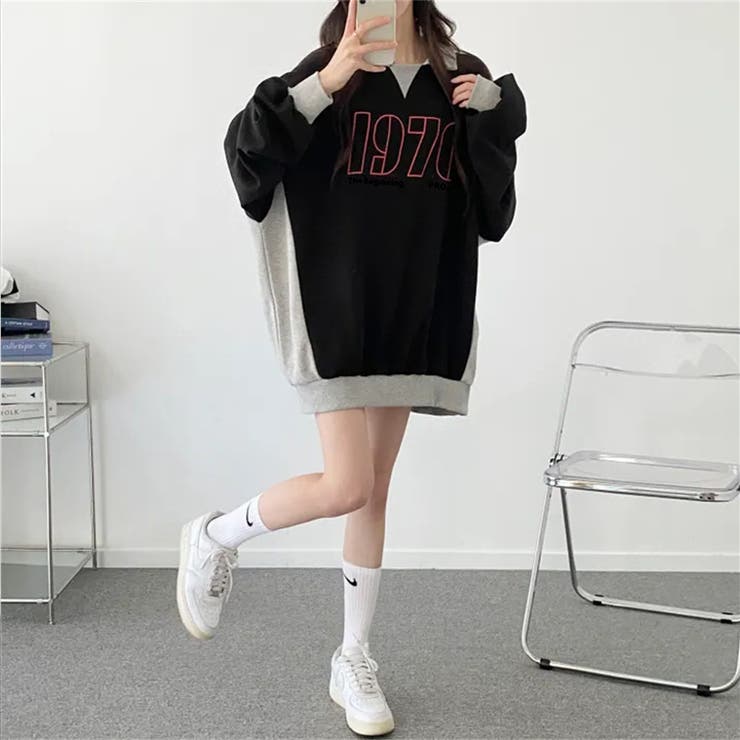 配色えり付きプルオーバー/スキッパー/バイカラートップス | LETee | 詳細画像18 