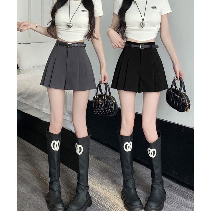 プリーツショートパンツ/ミニスカート風 | LETee | 詳細画像14 