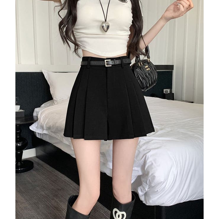 プリーツショートパンツ/ミニスカート風 | LETee | 詳細画像17 