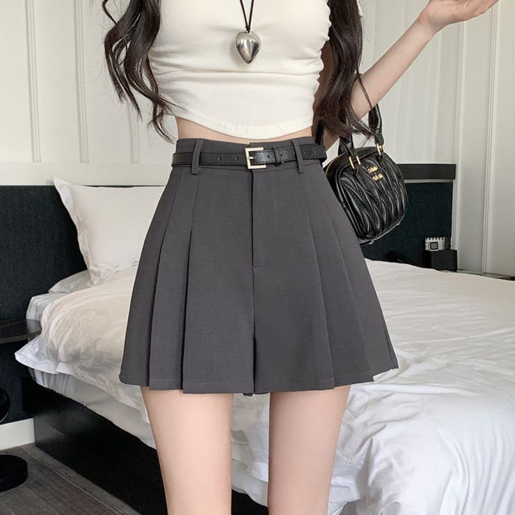 プリーツショートパンツ/ミニスカート風 | LETee | 詳細画像2 