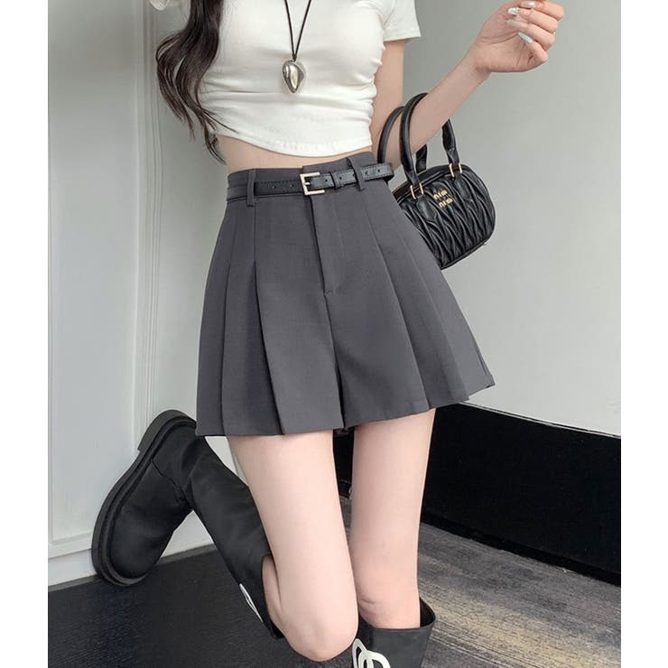 プリーツショートパンツ/ミニスカート風 | LETee | 詳細画像5 