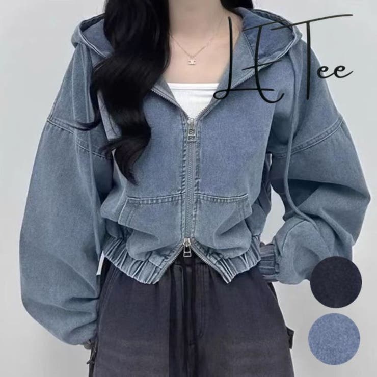 デニムパーカー/ZIPUPブルゾン | LETee | 詳細画像1 