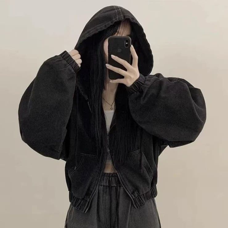 デニムパーカー/ZIPUPブルゾン | LETee | 詳細画像11 