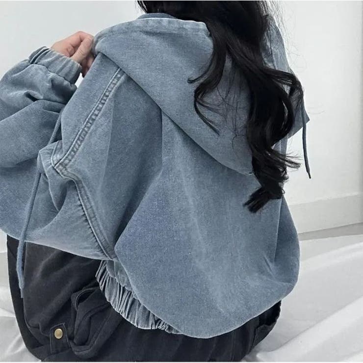 デニムパーカー/ZIPUPブルゾン | LETee | 詳細画像5 