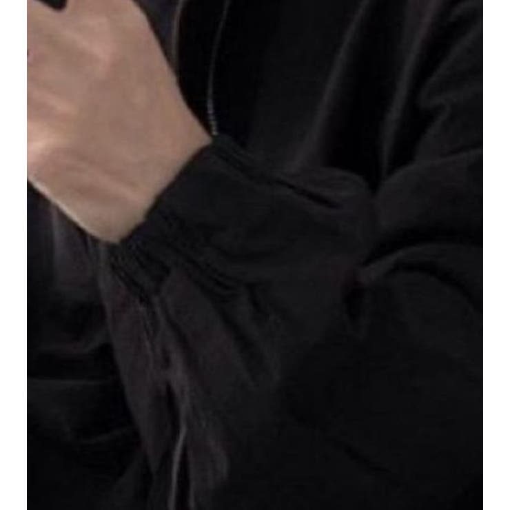 ボリューム袖ジップアップジャケット/スタンドカラー/ドローコード付 | LETee | 詳細画像8 