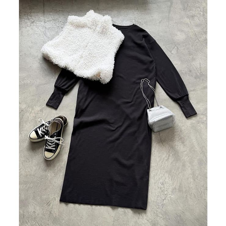 カットソーロングワンピース/マキシ丈 | LETee | 詳細画像9 