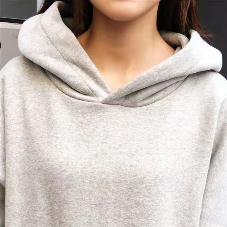 サイドスリットプルパーカーワンピース/カンガルーポケット | LETee | 詳細画像13 