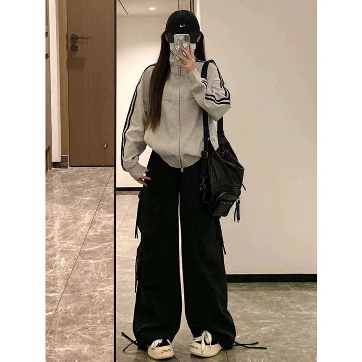 袖ラインジップジャケット/4ポケッツ | LETee | 詳細画像2 