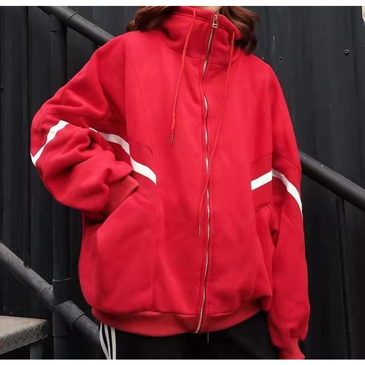 ドルマンジップジャケット/ライン入り | LETee | 詳細画像12 