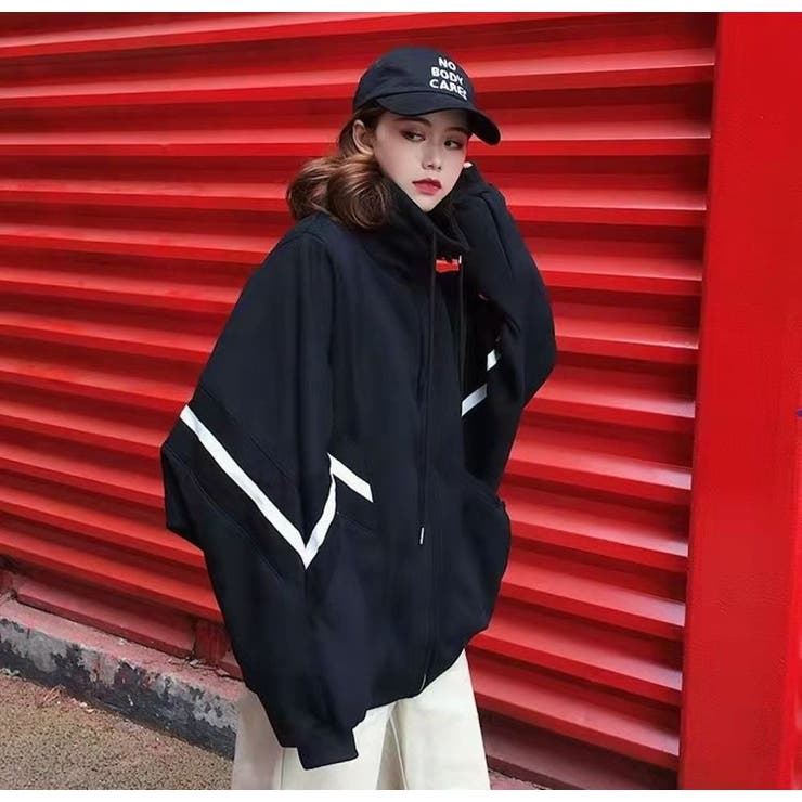 ドルマンジップジャケット/ライン入り | LETee | 詳細画像3 