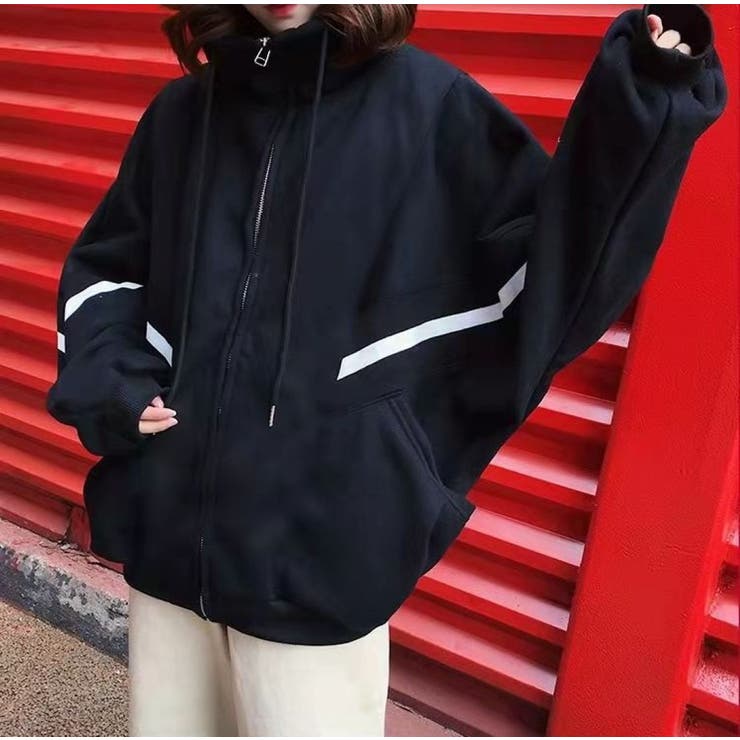 ドルマンジップジャケット/ライン入り | LETee | 詳細画像5 