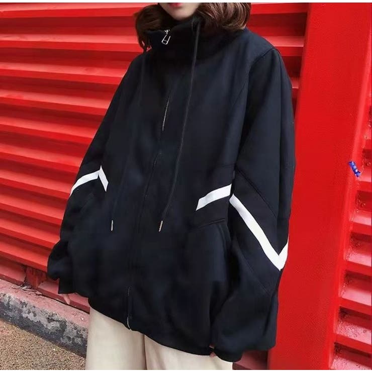 ドルマンジップジャケット/ライン入り | LETee | 詳細画像6 