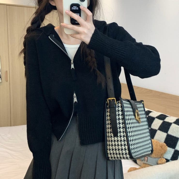 ダブルジップ♪ニットパーカー | LETee | 詳細画像11 