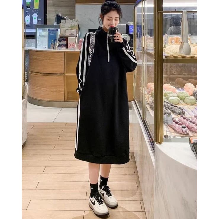 BLACK | ワンピース スウェット | LETee