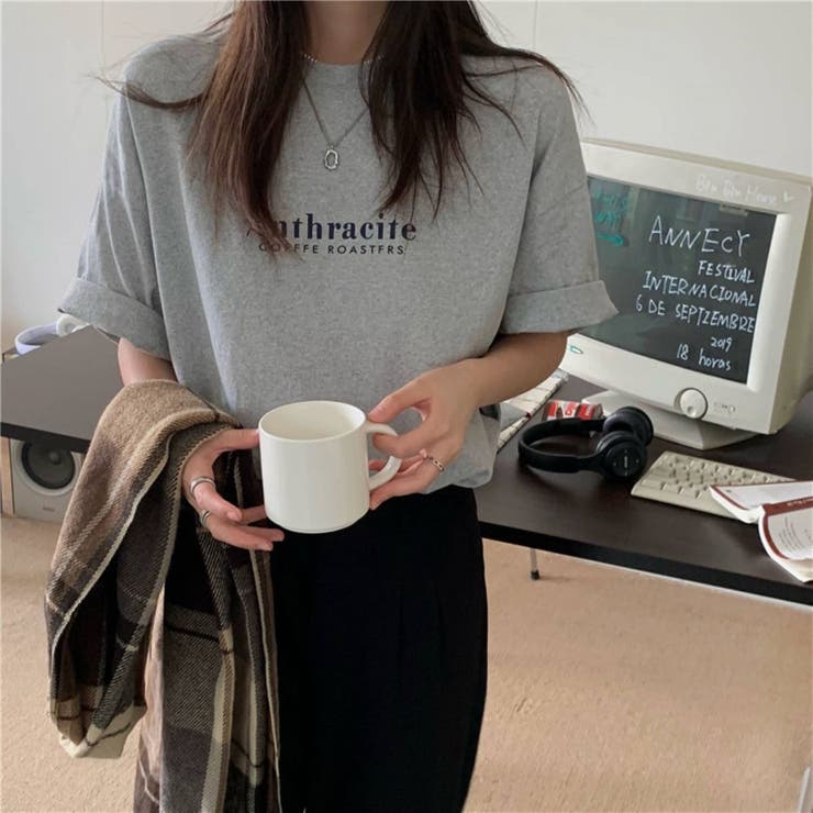 ロゴプリント ビッグTシャツ | LETee | 詳細画像1 