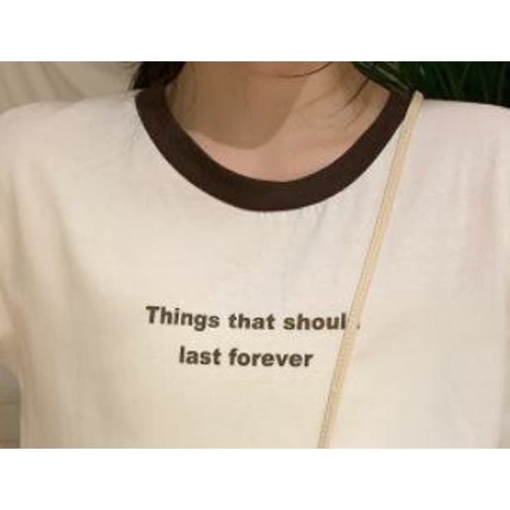 シンプルかわいいロゴプリント Tシャツ ティシャツ 品番 Lpsw Letee レティー のレディースファッション通販 Shoplist ショップリスト