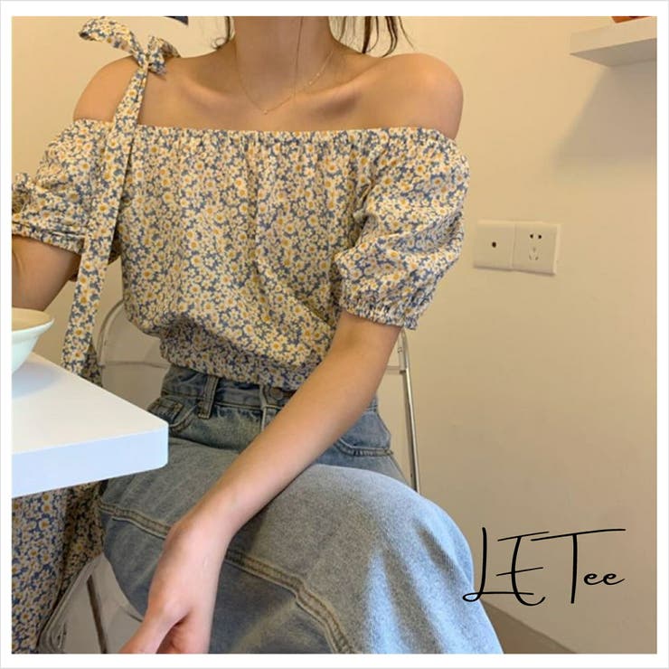 デイジープリント オフショルダー レディース 品番 Lpsw Letee レティー のレディース ファッション通販 Shoplist ショップリスト