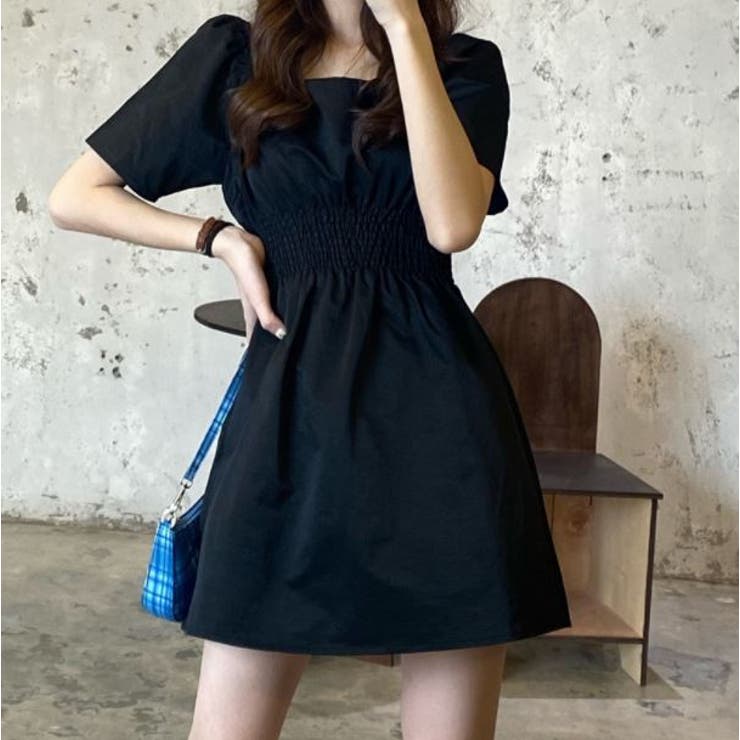 ウエストギャザーミニワンピ ワンピース ゆったり 品番 Lpsw Letee レティー のレディースファッション通販 Shoplist ショップリスト