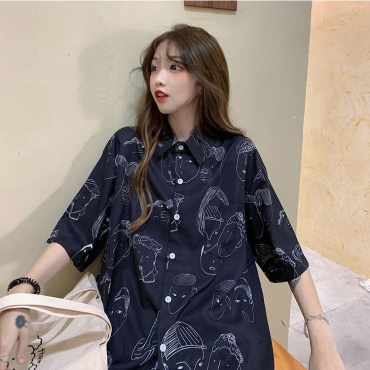 2000ARCHIVES★韓国★人気★JADE LACE TEE 半袖 Tシャツ 半袖柄シャツ トップス 韓国ファッション[品番：LPSW0001313