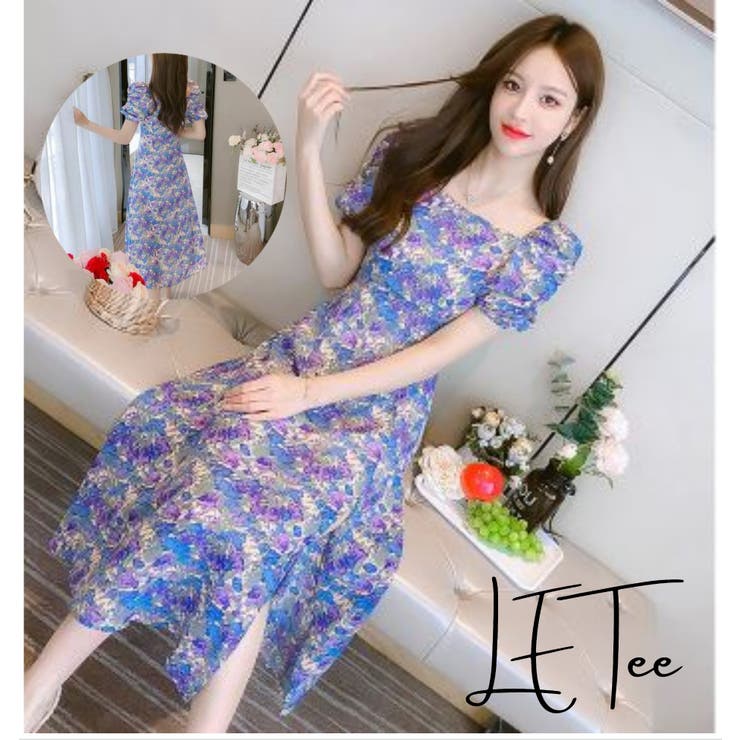 カラフルワンピース ワンピース ゆったり 品番 Lpsw Letee レティー のレディースファッション通販 Shoplist ショップリスト