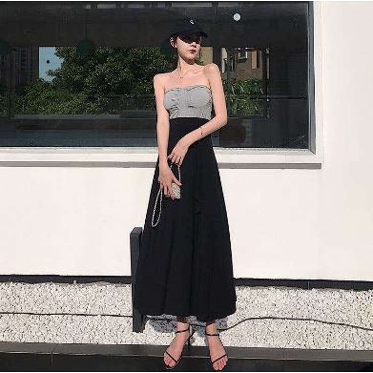 ベアスリットワンピース チューブトップワンピース 新作 品番 Lpsw Letee レティー のレディースファッション通販 Shoplist ショップリスト