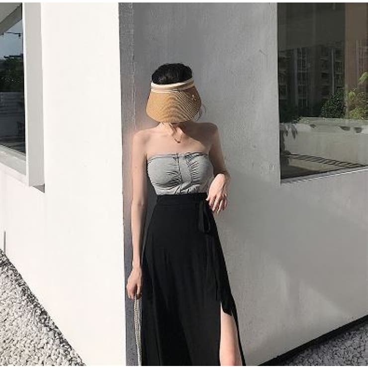 ベアスリットワンピース チューブトップワンピース 新作 品番 Lpsw Letee レティー のレディースファッション通販 Shoplist ショップリスト