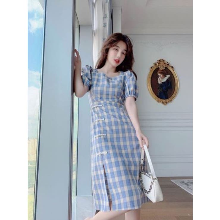 ギンガムチェックワンピース サマーワンピース 海 品番 Lpsw Letee レティー のレディースファッション通販 Shoplist ショップリスト